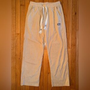Men’s NWOT tan corduroy wide leg pants size small